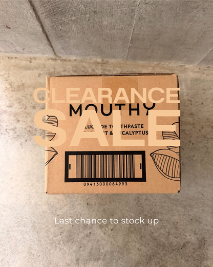 Clearance: Mouthy Toothpaste 100g 12 Box